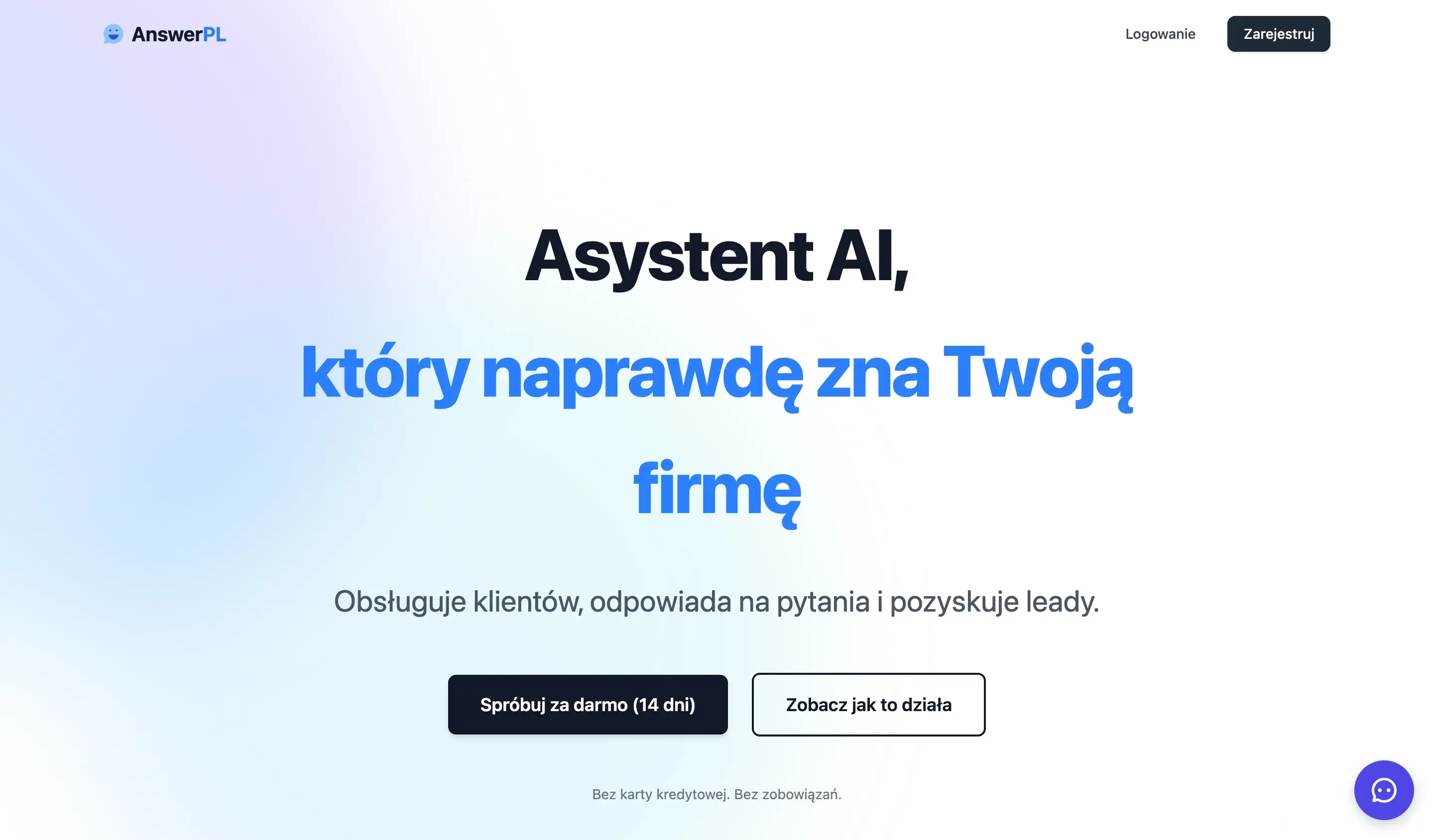 AnswerPL – Inteligentny Widget AI